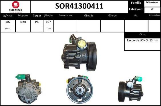 STARTCAR SOR41300411 - Хидравлична помпа, кормилно управление vvparts.bg