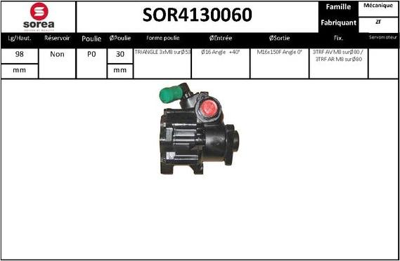 STARTCAR SOR4130060 - Хидравлична помпа, кормилно управление vvparts.bg