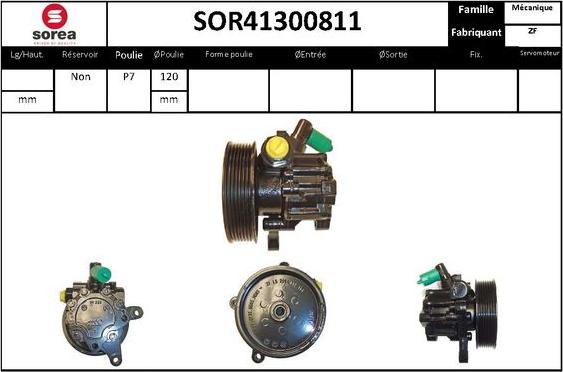 STARTCAR SOR41300811 - Хидравлична помпа, кормилно управление vvparts.bg