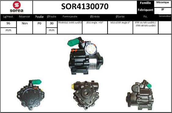 STARTCAR SOR4130070 - Хидравлична помпа, кормилно управление vvparts.bg