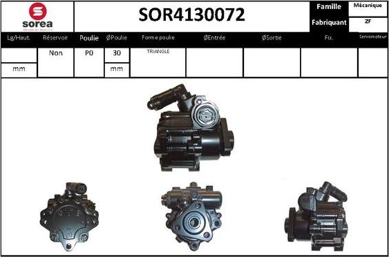 STARTCAR SOR4130072 - Хидравлична помпа, кормилно управление vvparts.bg
