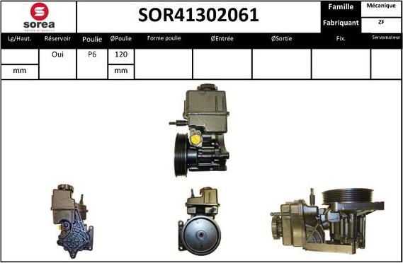 STARTCAR SOR41302061 - Хидравлична помпа, кормилно управление vvparts.bg