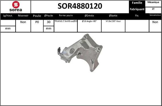 STARTCAR SOR4880120 - Хидравлична помпа, кормилно управление vvparts.bg
