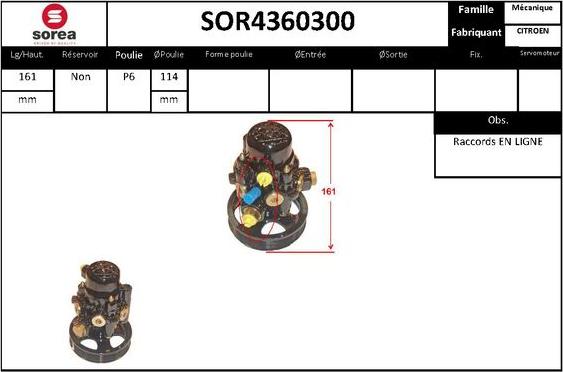STARTCAR SOR4360300 - Хидравлична помпа, кормилно управление vvparts.bg