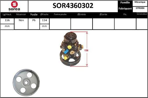 STARTCAR SOR4360302 - Хидравлична помпа, кормилно управление vvparts.bg