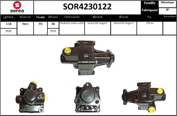STARTCAR SOR4230122 - Хидравлична помпа, кормилно управление vvparts.bg