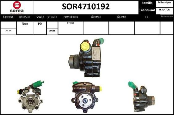 STARTCAR SOR4710192 - Хидравлична помпа, кормилно управление vvparts.bg