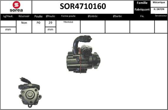 STARTCAR SOR4710160 - Хидравлична помпа, кормилно управление vvparts.bg