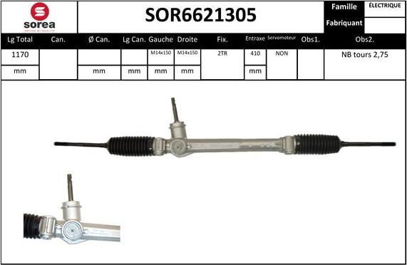 STARTCAR SOR6621305 - Кормилна кутия vvparts.bg