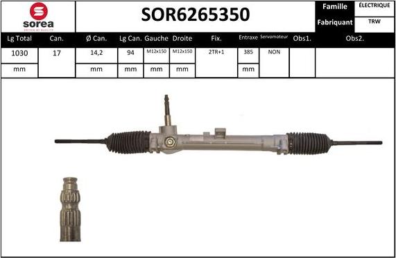 STARTCAR SOR6265350 - Кормилна кутия vvparts.bg