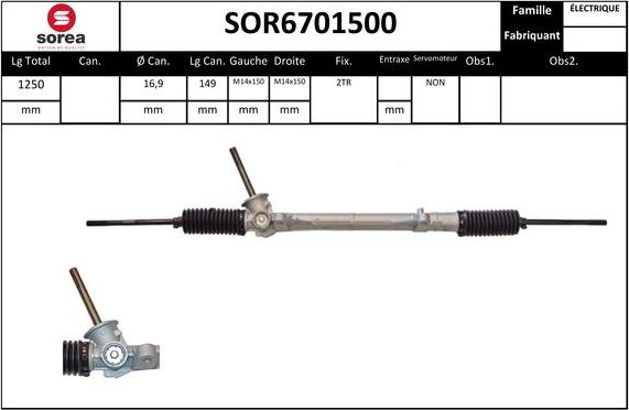 STARTCAR SOR6701500 - Кормилна кутия vvparts.bg