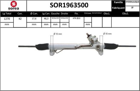 STARTCAR SOR1963500 - Кормилна кутия vvparts.bg