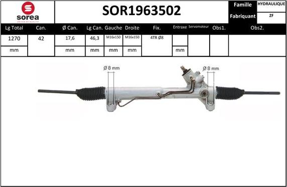 STARTCAR SOR1963502 - Кормилна кутия vvparts.bg