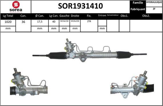 STARTCAR SOR1931410 - Кормилна кутия vvparts.bg