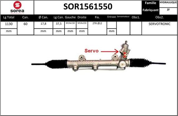 STARTCAR SOR1561550 - Кормилна кутия vvparts.bg