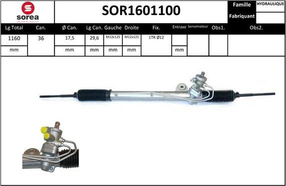 STARTCAR SOR1601100 - Кормилна кутия vvparts.bg