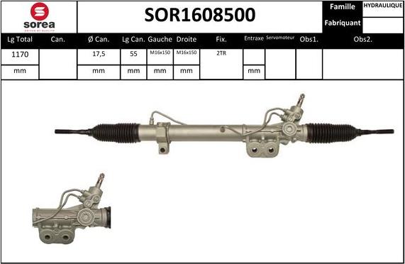 STARTCAR SOR1608500 - Кормилна кутия vvparts.bg