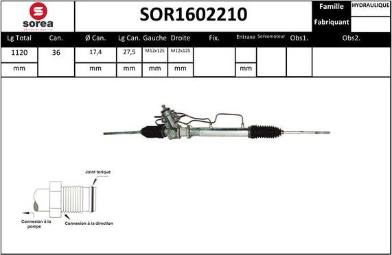 STARTCAR SOR1602210 - Кормилна кутия vvparts.bg