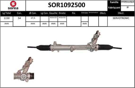 STARTCAR SOR1092500 - Кормилна кутия vvparts.bg