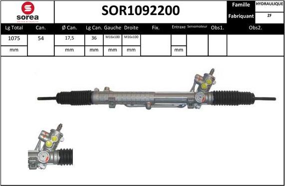 STARTCAR SOR1092200 - Кормилна кутия vvparts.bg