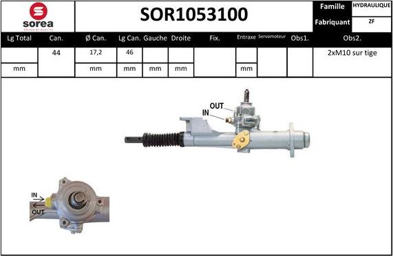 STARTCAR SOR1053100 - Кормилна кутия vvparts.bg