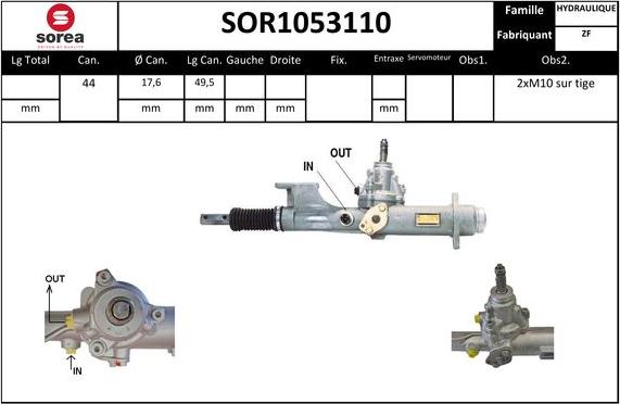 STARTCAR SOR1053110 - Кормилна кутия vvparts.bg