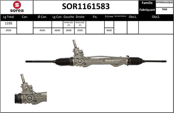 STARTCAR SOR1161583 - Кормилна кутия vvparts.bg