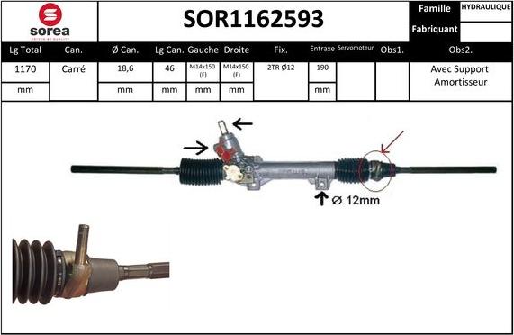 STARTCAR SOR1162593 - Кормилна кутия vvparts.bg