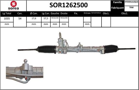 STARTCAR SOR1262500 - Кормилна кутия vvparts.bg