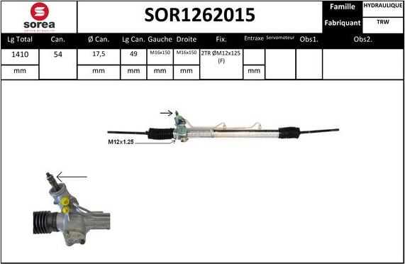 STARTCAR SOR1262015 - Кормилна кутия vvparts.bg