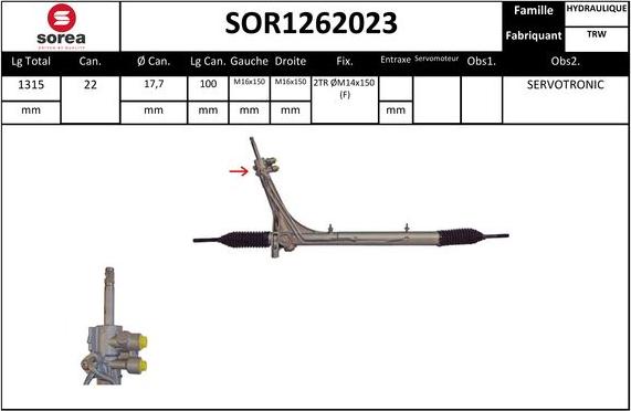 STARTCAR SOR1262023 - Кормилна кутия vvparts.bg