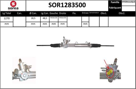 STARTCAR SOR1283500 - Кормилна кутия vvparts.bg