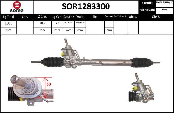 STARTCAR SOR1283300 - Кормилна кутия vvparts.bg