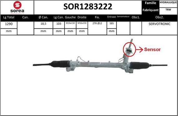 STARTCAR SOR1283222 - Кормилна кутия vvparts.bg