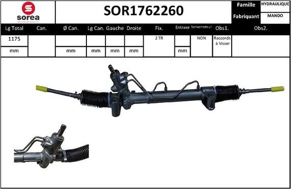 STARTCAR SOR1762260 - Кормилна кутия vvparts.bg