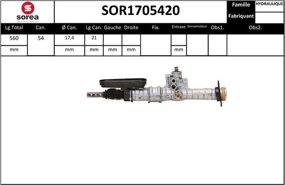 STARTCAR SOR1705420 - Кормилна кутия vvparts.bg