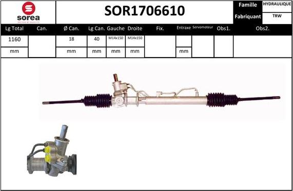 STARTCAR SOR1706610 - Кормилна кутия vvparts.bg