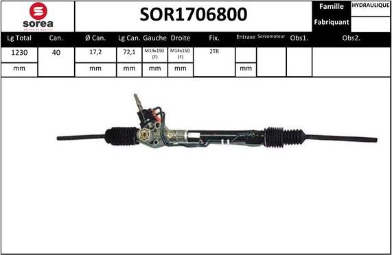 STARTCAR SOR1706800 - Кормилна кутия vvparts.bg