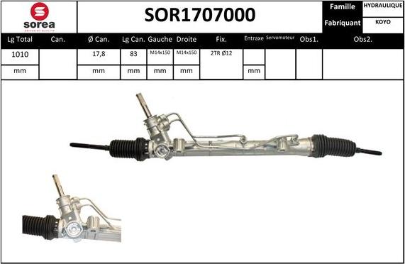 STARTCAR SOR1707000 - Кормилна кутия vvparts.bg