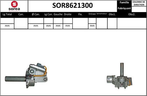 STARTCAR SOR8621300 - Кормилна колона vvparts.bg