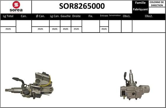 STARTCAR SOR8265000 - Кормилна колона vvparts.bg