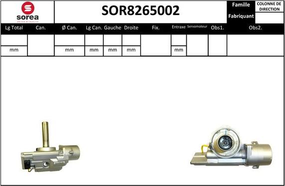 STARTCAR SOR8265002 - Кормилна колона vvparts.bg