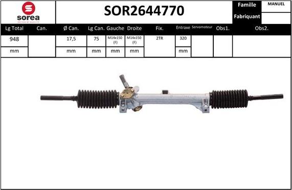 STARTCAR SOR2644770 - Кормилна кутия vvparts.bg