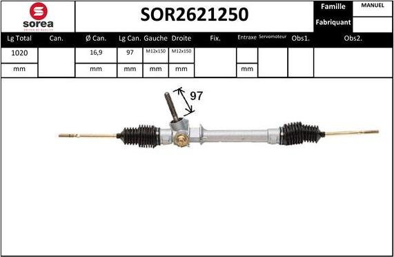 STARTCAR SOR2621250 - Кормилна кутия vvparts.bg