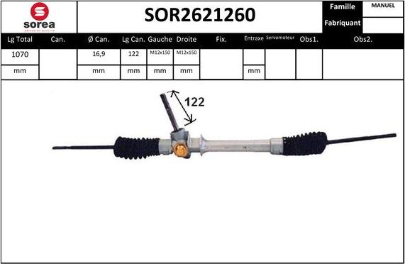 STARTCAR SOR2621260 - Кормилна кутия vvparts.bg