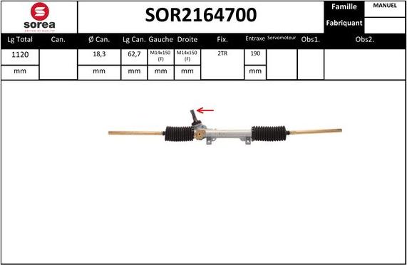 STARTCAR SOR2164700 - Кормилна кутия vvparts.bg