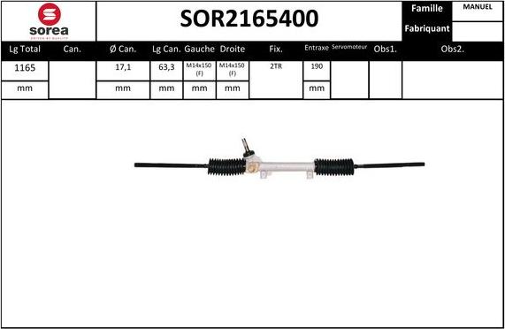 STARTCAR SOR2165400 - Кормилна кутия vvparts.bg