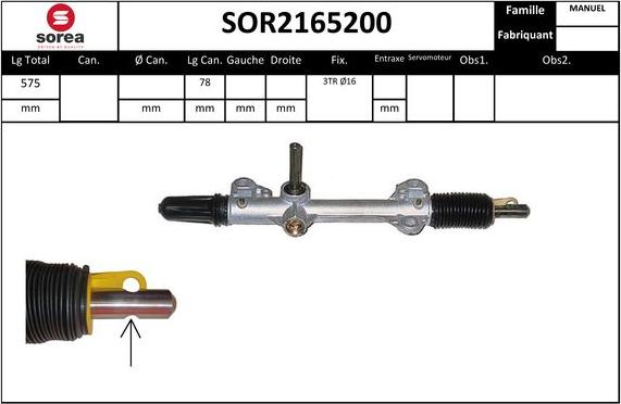 STARTCAR SOR2165200 - Кормилна кутия vvparts.bg