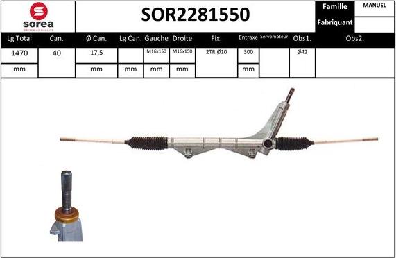 STARTCAR SOR2281550 - Кормилна кутия vvparts.bg