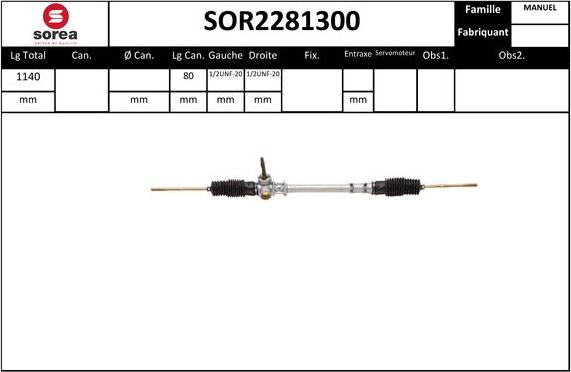 STARTCAR SOR2281300 - Кормилна кутия vvparts.bg